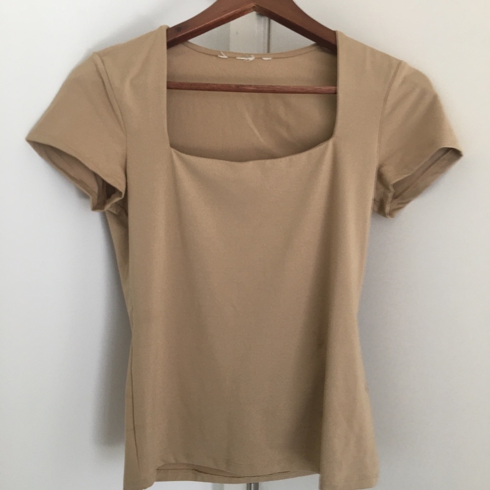 Zara Tan Crop Top